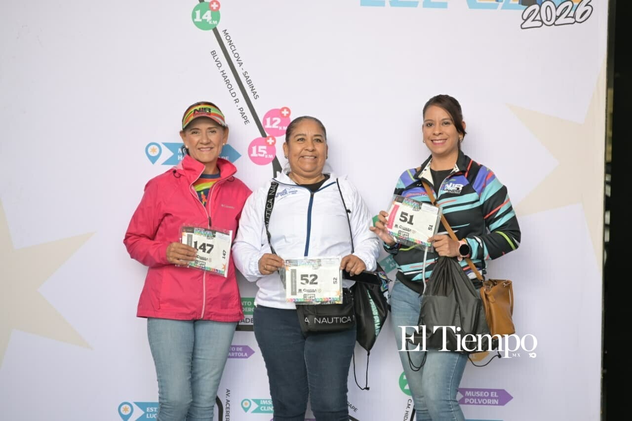 Listos para correr: Los participantes del Medio Maratón Monclova recibieron sus kits para la segunda edición de la competencia