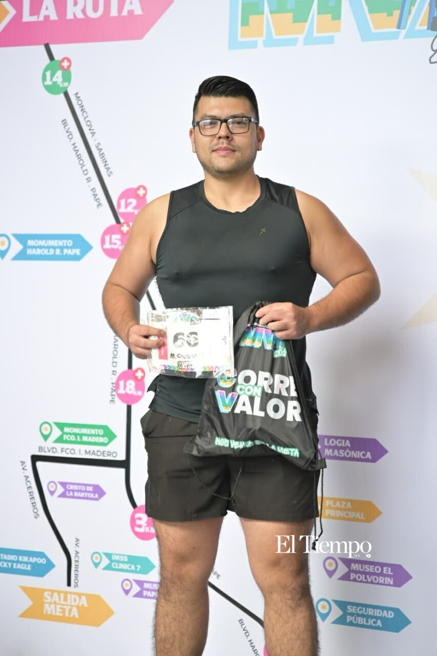 Listos para correr: Los participantes del Medio Maratón Monclova recibieron sus kits para la segunda edición de la competencia