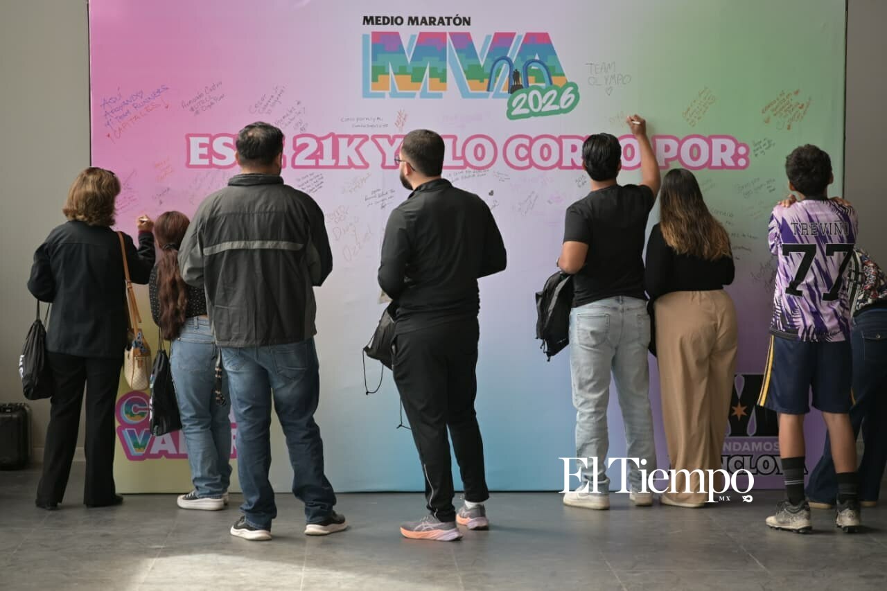 Listos para correr: Los participantes del Medio Maratón Monclova recibieron sus kits para la segunda edición de la competencia