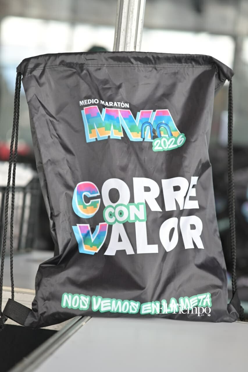 Listos para correr: Los participantes del Medio Maratón Monclova recibieron sus kits para la segunda edición de la competencia