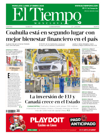 Edición impresa, hoja 1