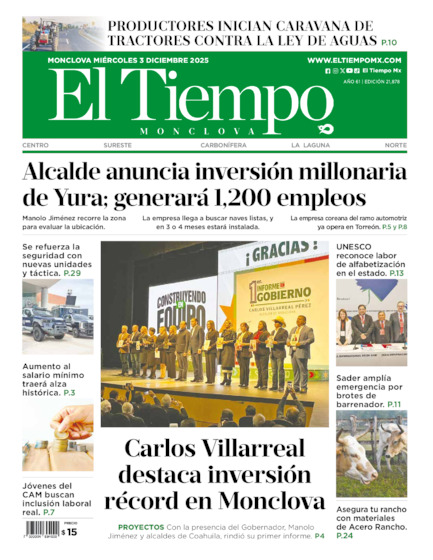 Edición impresa, hoja 1