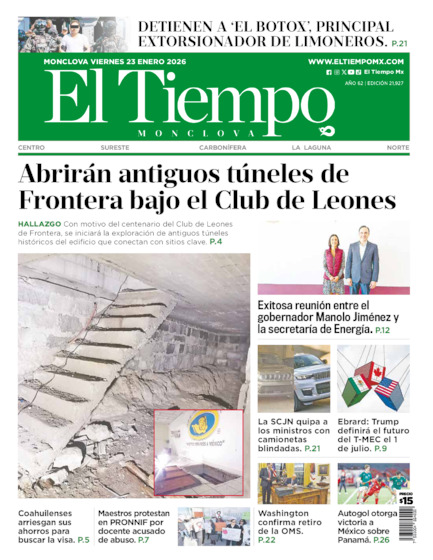 Edición impresa, hoja 1