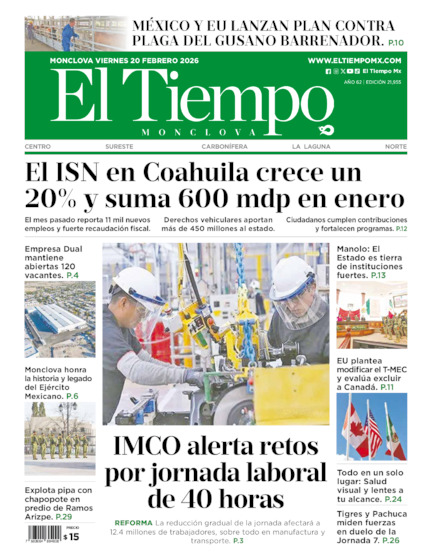 Edición impresa, hoja 1