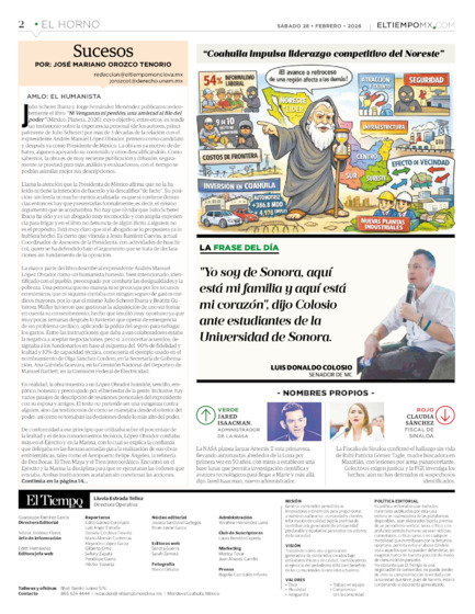 Edición impresa, hoja 2