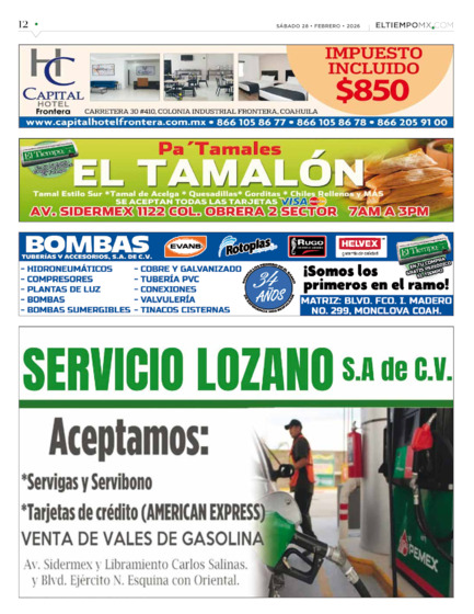 Edición impresa, hoja 12