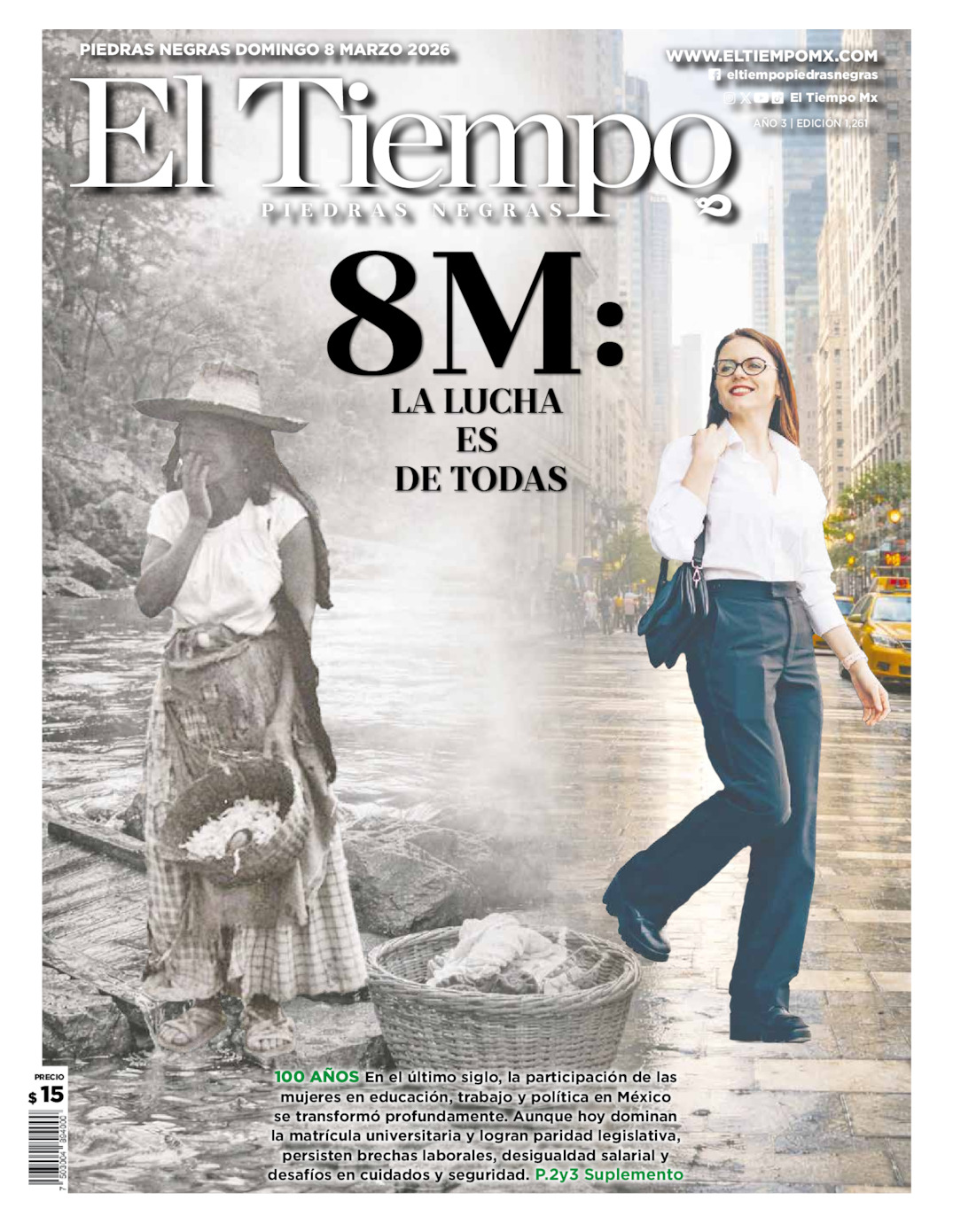 Edición impresa de El Tiempo Piedras Negras