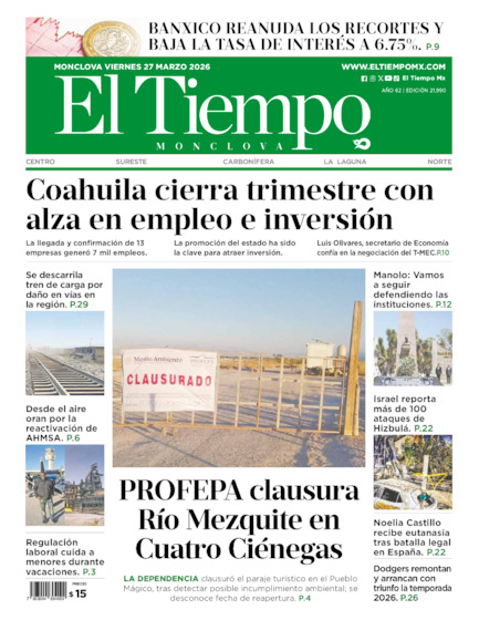 Edición impresa, hoja 1