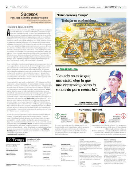 Edición impresa, hoja 2