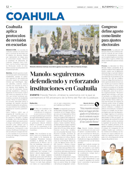 Edición impresa, hoja 12