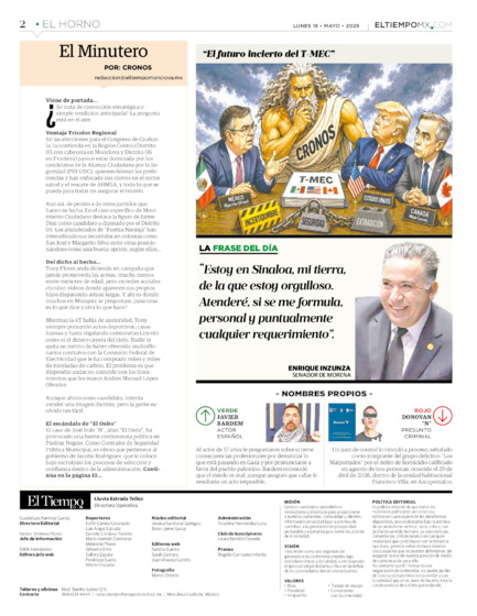 Edición impresa, hoja 2