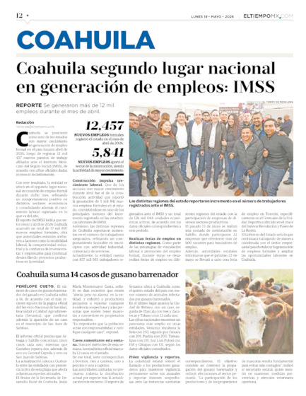 Edición impresa, hoja 12