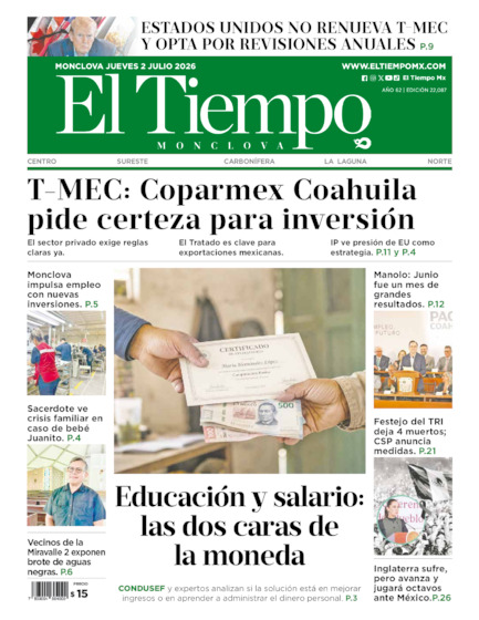 Edición impresa, hoja 1