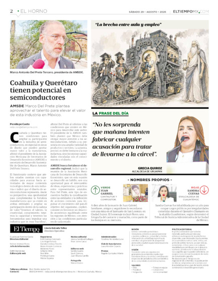 Edición impresa, hoja 2