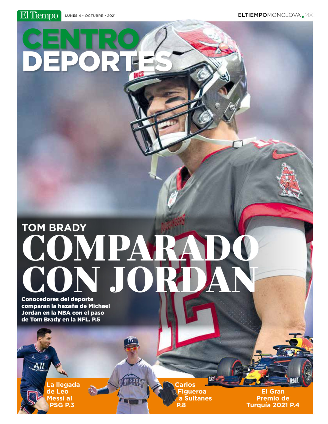 Centro Deportes No 1 del  4 de oct 2021