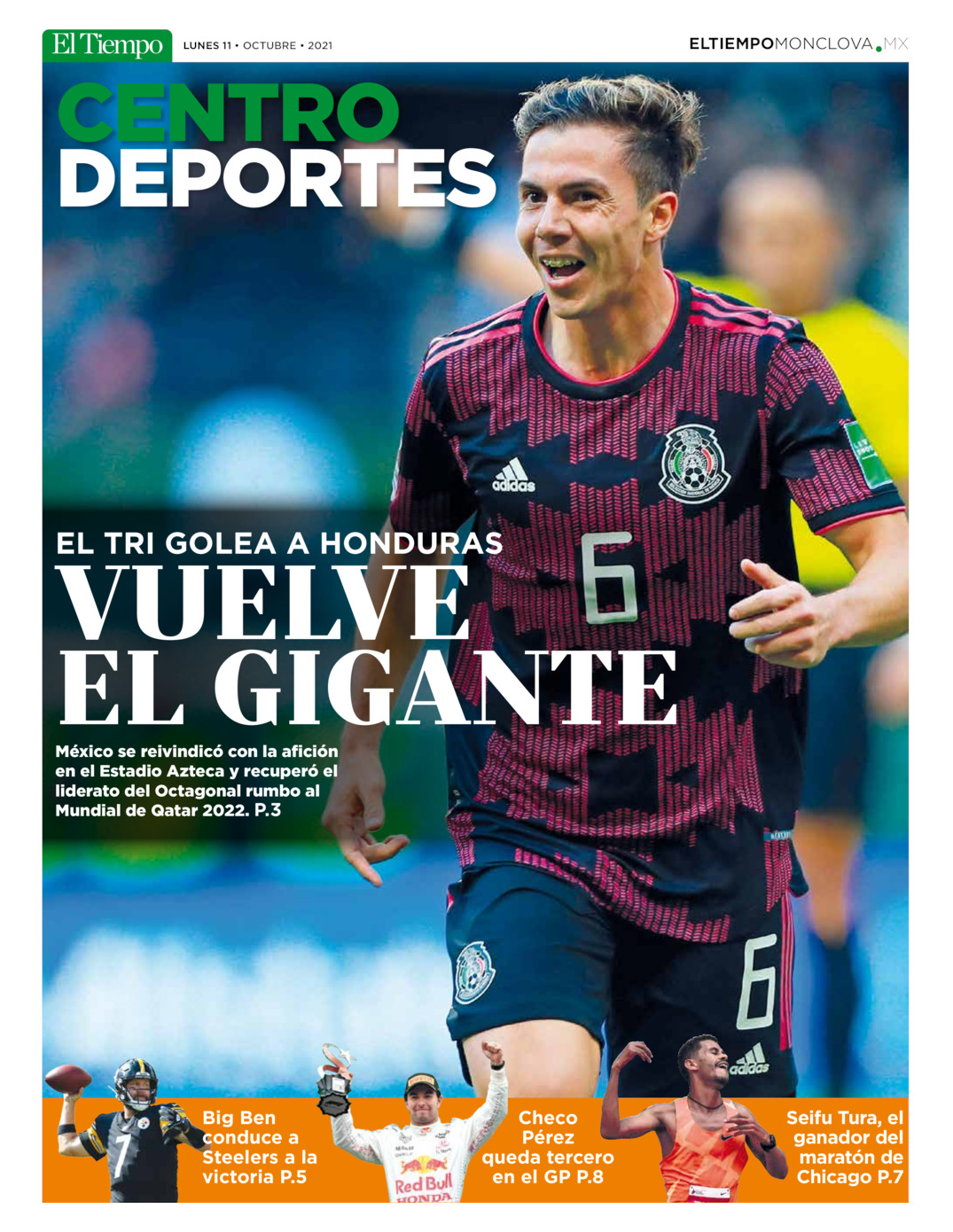 Centro Deportes No 2 del 11 de oct 2021