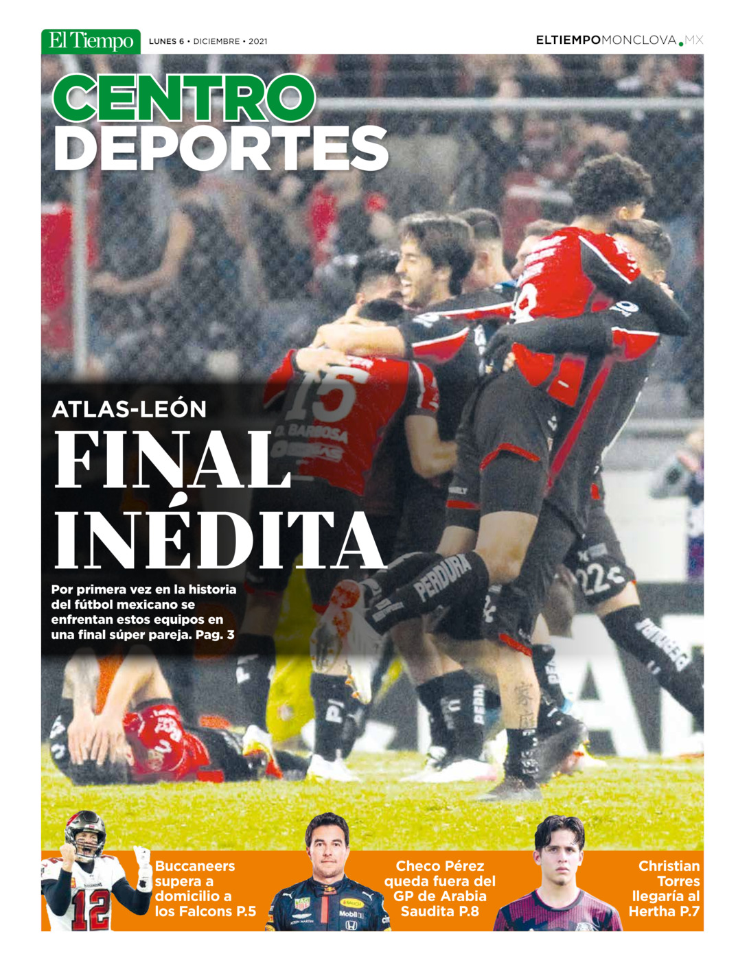 Centro Deportes 6 DIC del  7 de dic 2021