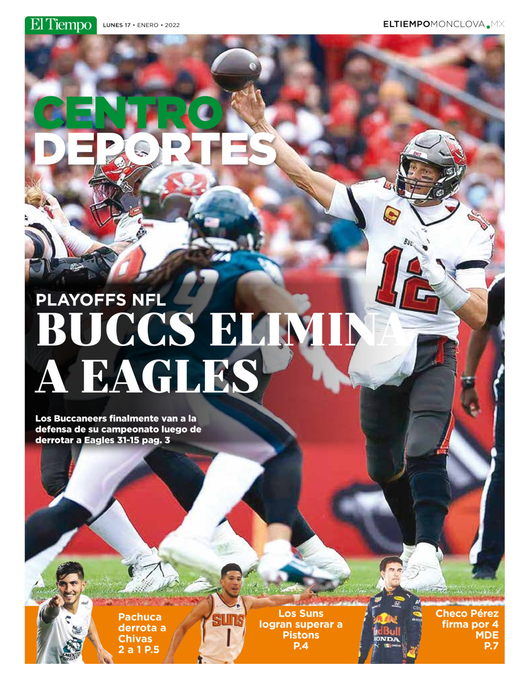 Centro Deportes 17 ENERO 2022 del 17 de ene 2022