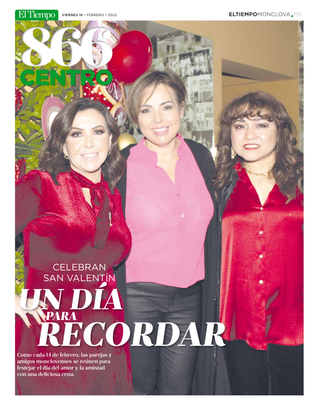 CENTRO 866 18 FEBRERO 2022 del 17 de feb 2022