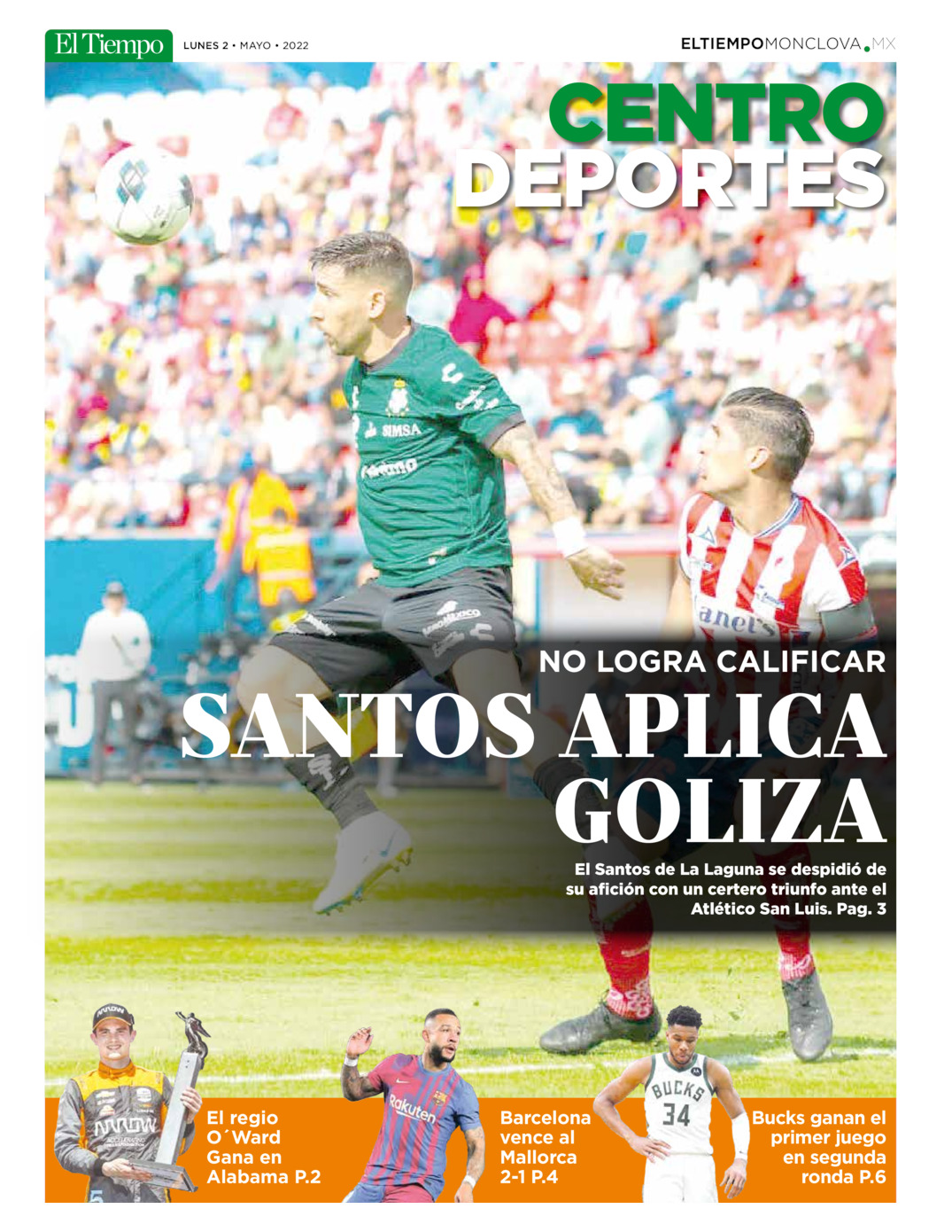 CENTRO DEPORTES 2 MAYO 2022 del  1 de may 2022
