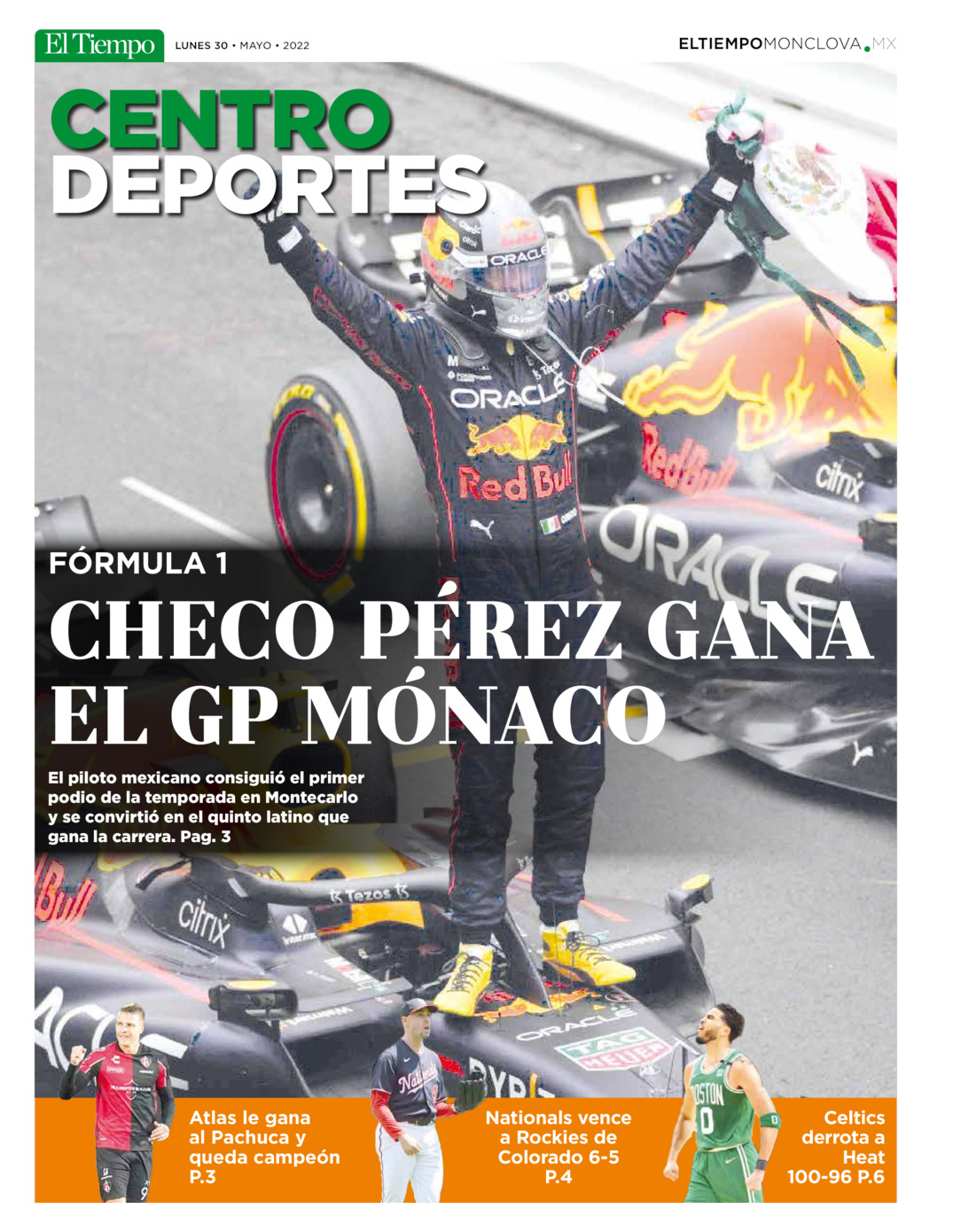 CENTRO DEPORTES 30 MAYO 2022 del 29 de may 2022