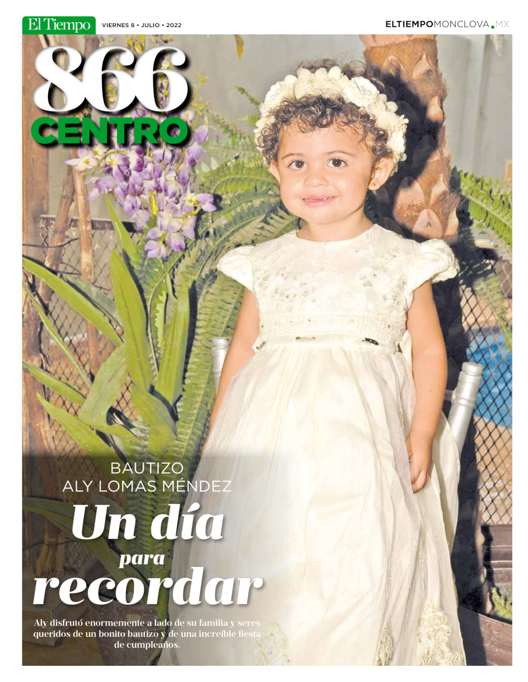 CENTRO 866 8 JULIO 2022 del  7 de jul 2022