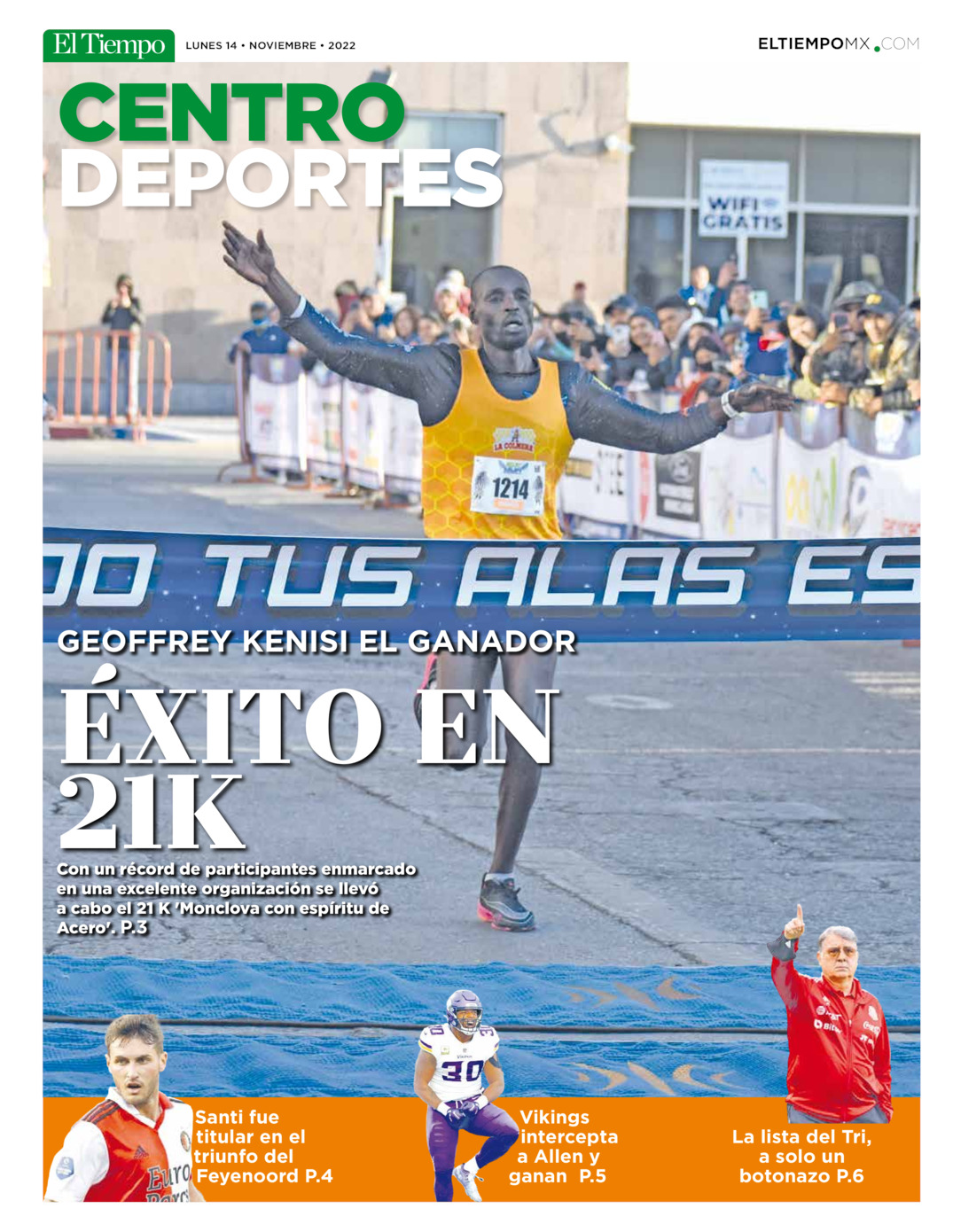 Centro deportes del 14 de nov 2022