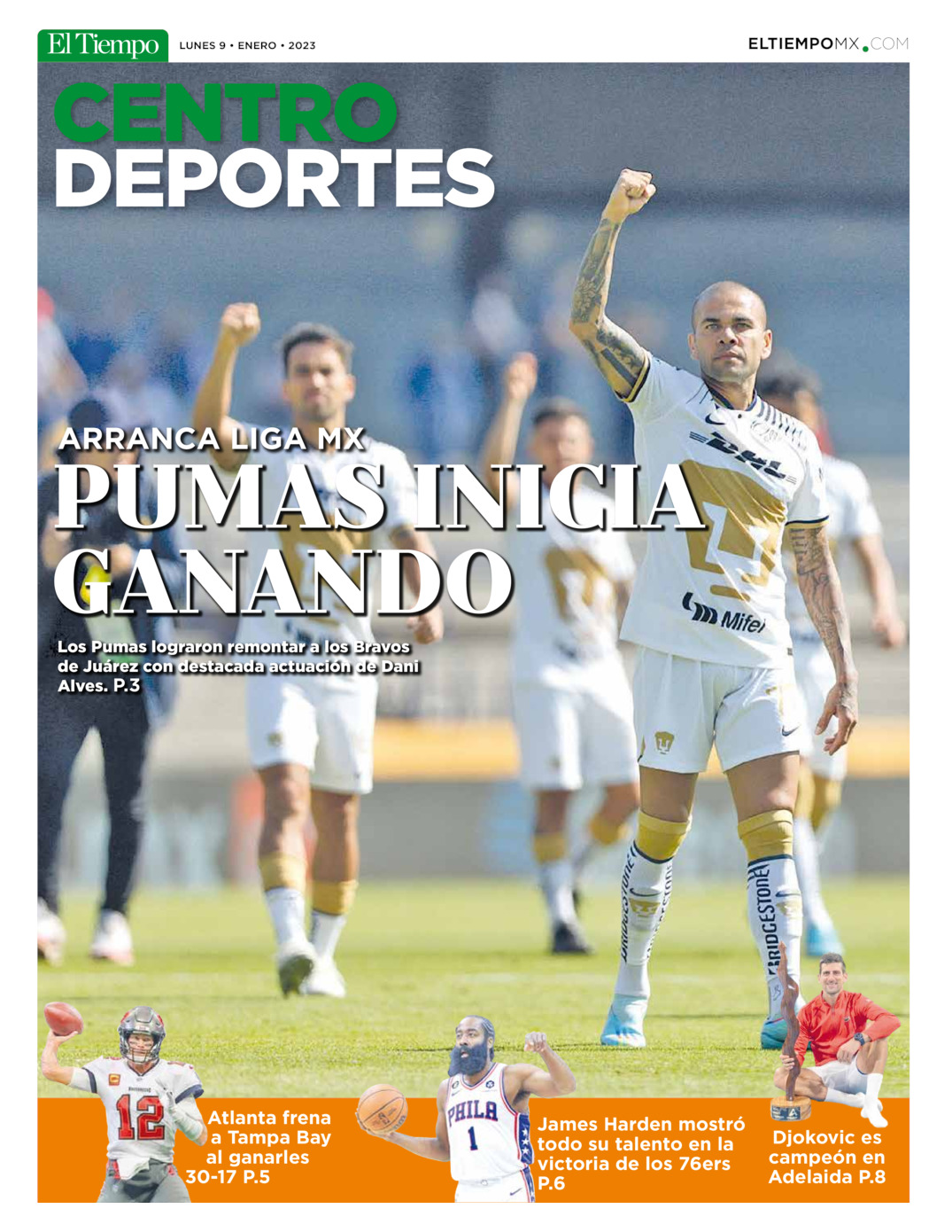 Centro deportes del  9 de ene 2023