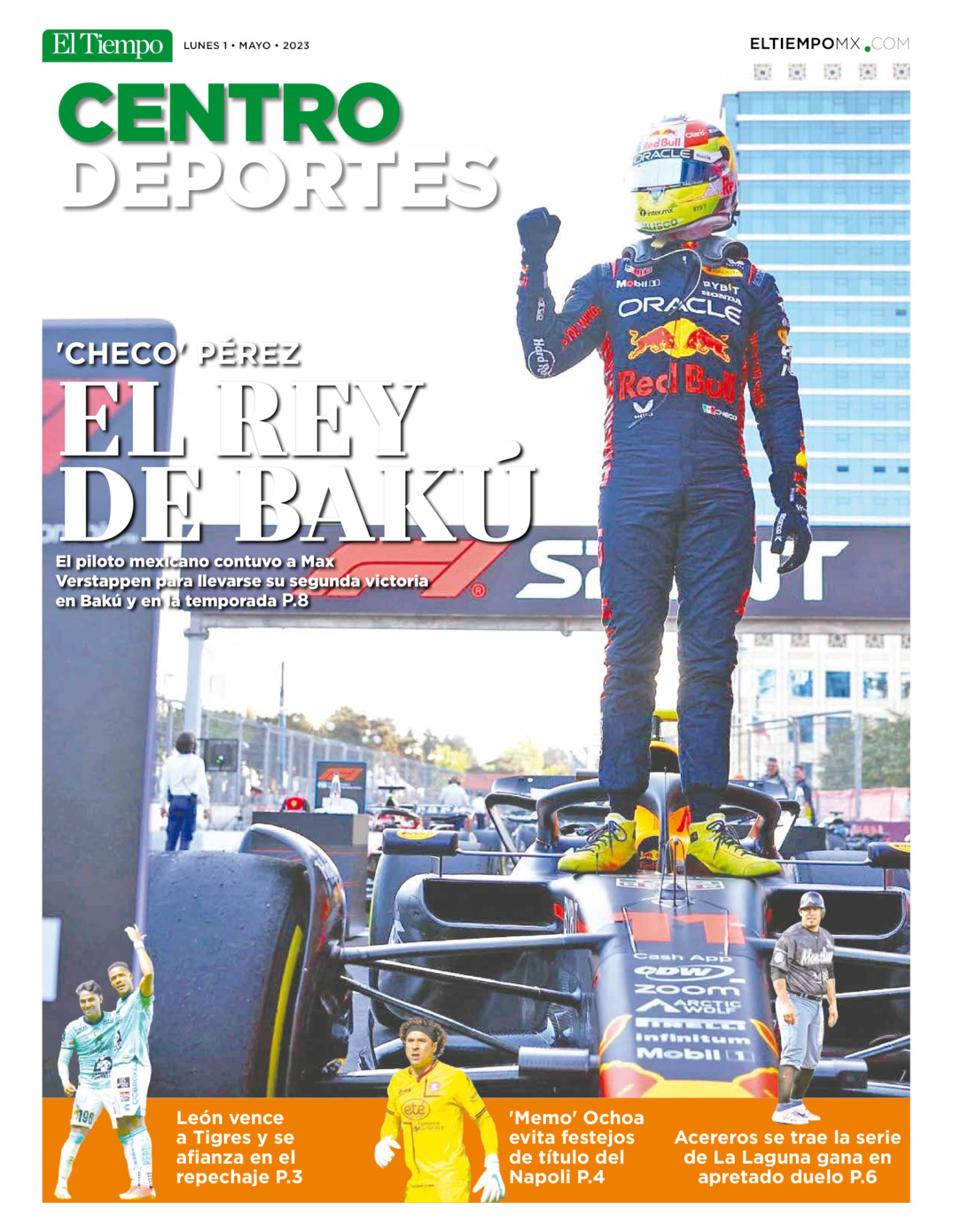 Centro deportes del  1 de may 2023