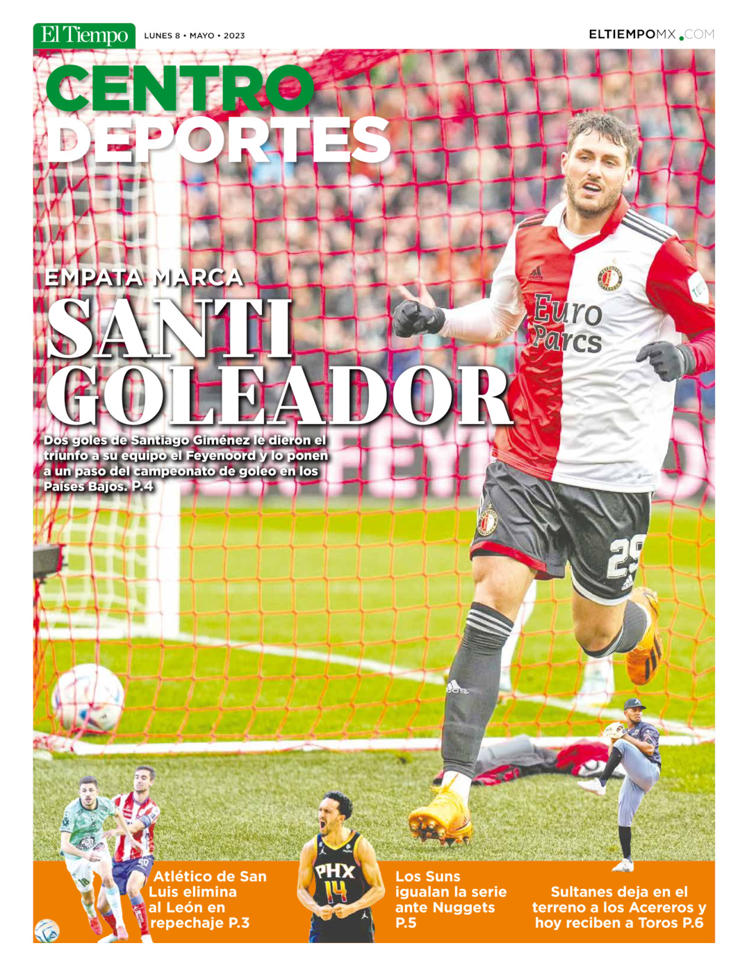 Centro deportes del  8 de may 2023