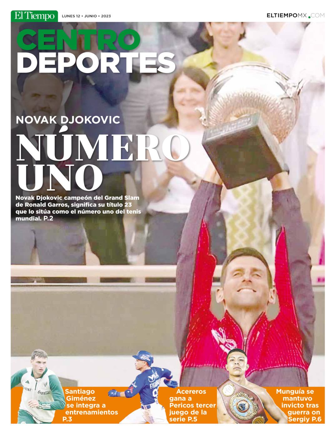 Centro deportes del 12 de jun 2023