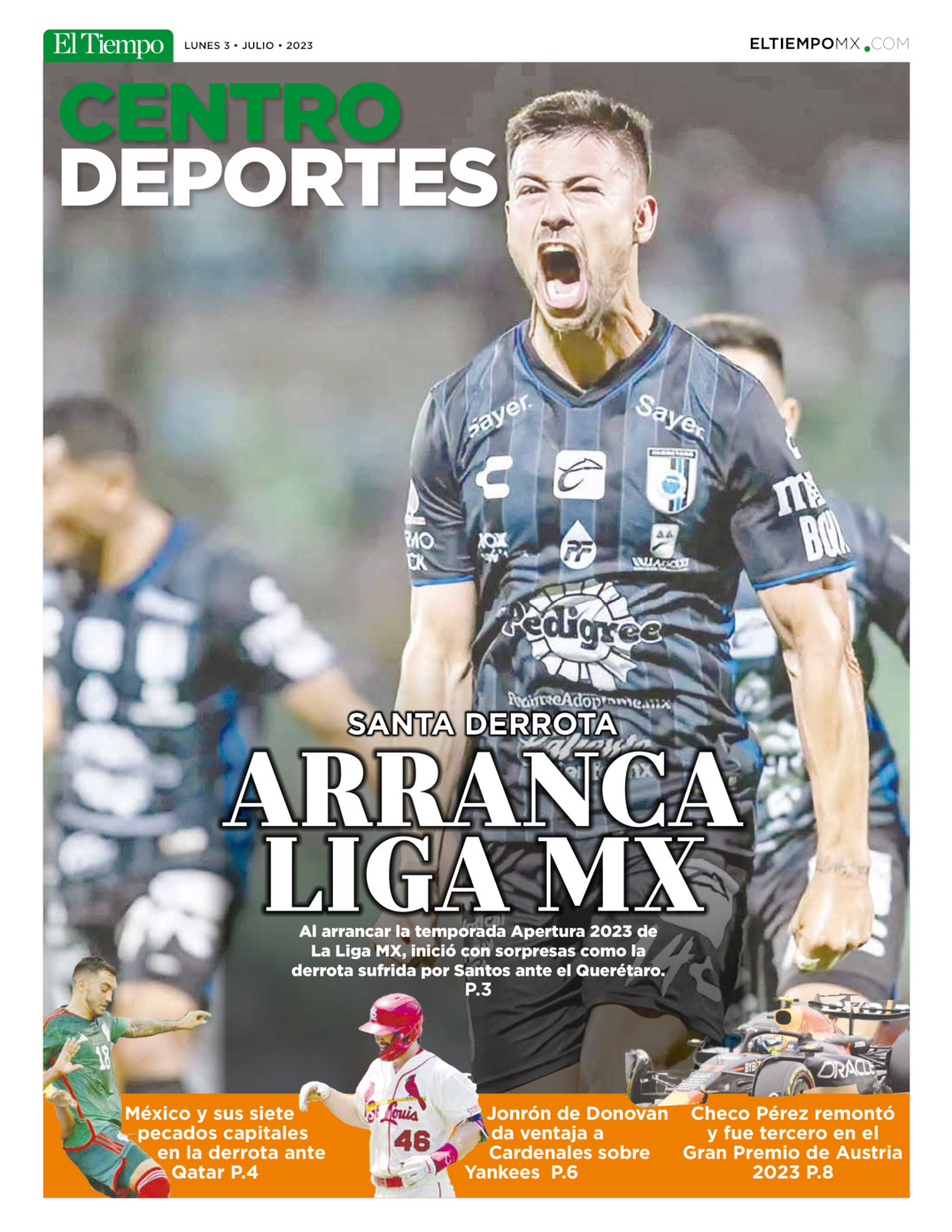 Centro deportes del  3 de jul 2023