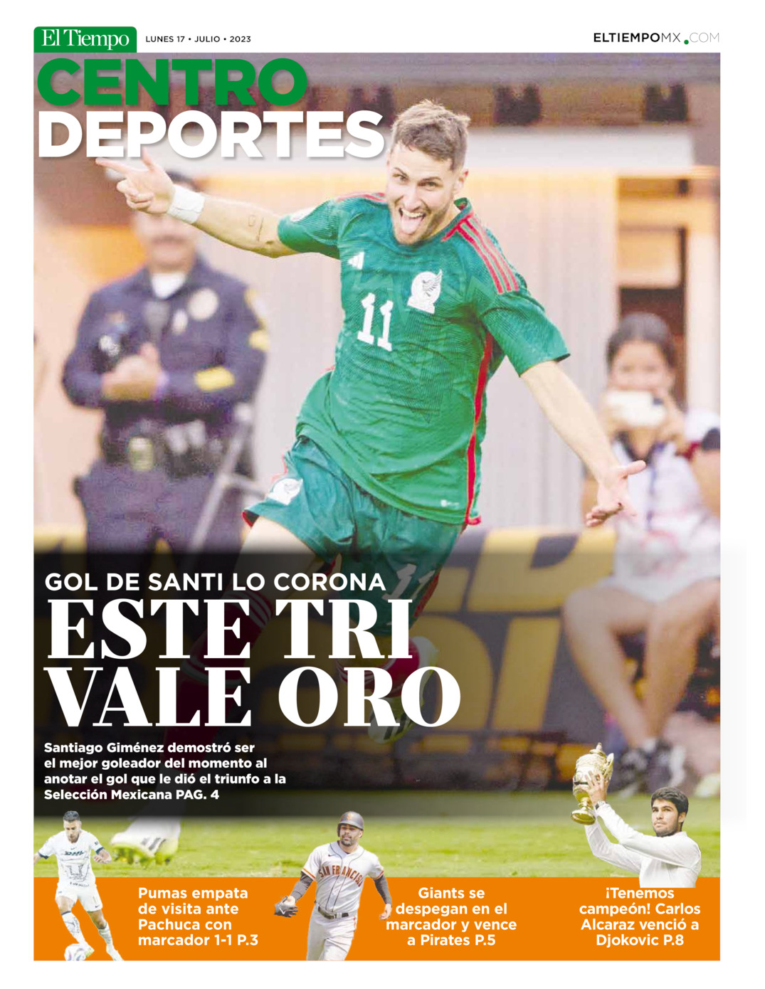 Centro deportes del 17 de jul 2023