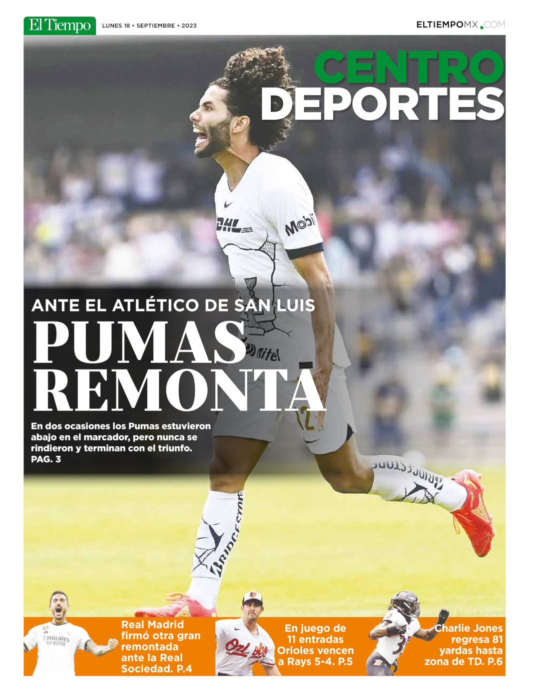 Centro Deportes del 18 de sep 2023
