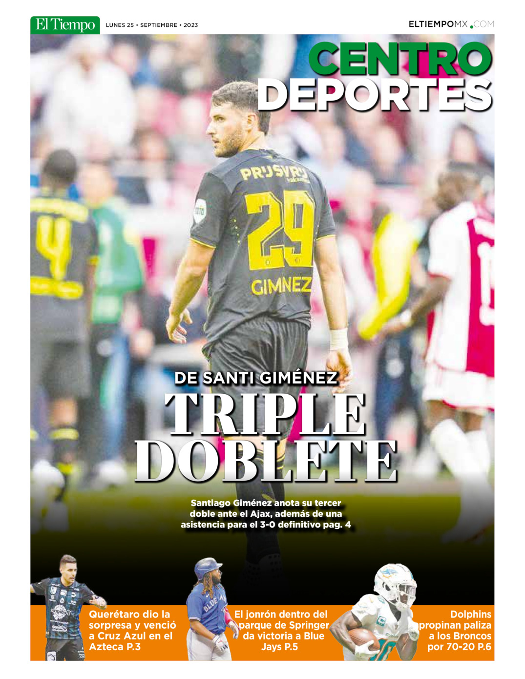 Centro Deportes del 25 de sep 2023