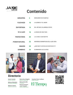 Página 4, Jade Buena Vida. Revista. Dr. Arturo Villarreal Reyes