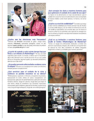Página 15, Jade Buena Vida. Revista. Dr. Arturo Villarreal Reyes