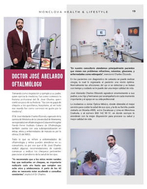 Página 19, Jade Buena Vida. Revista. Dr. Arturo Villarreal Reyes