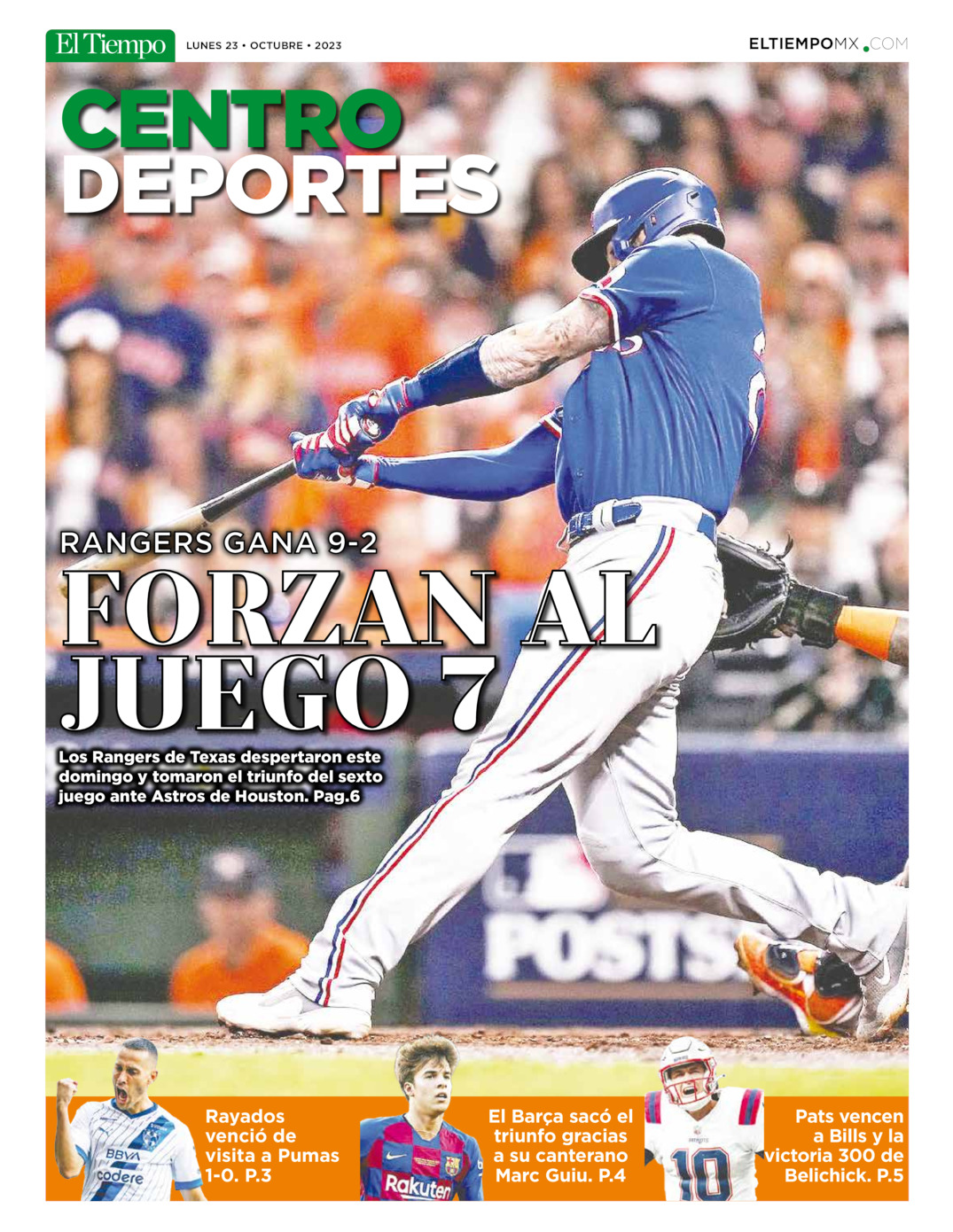 Centro Deportes del 23 de oct 2023
