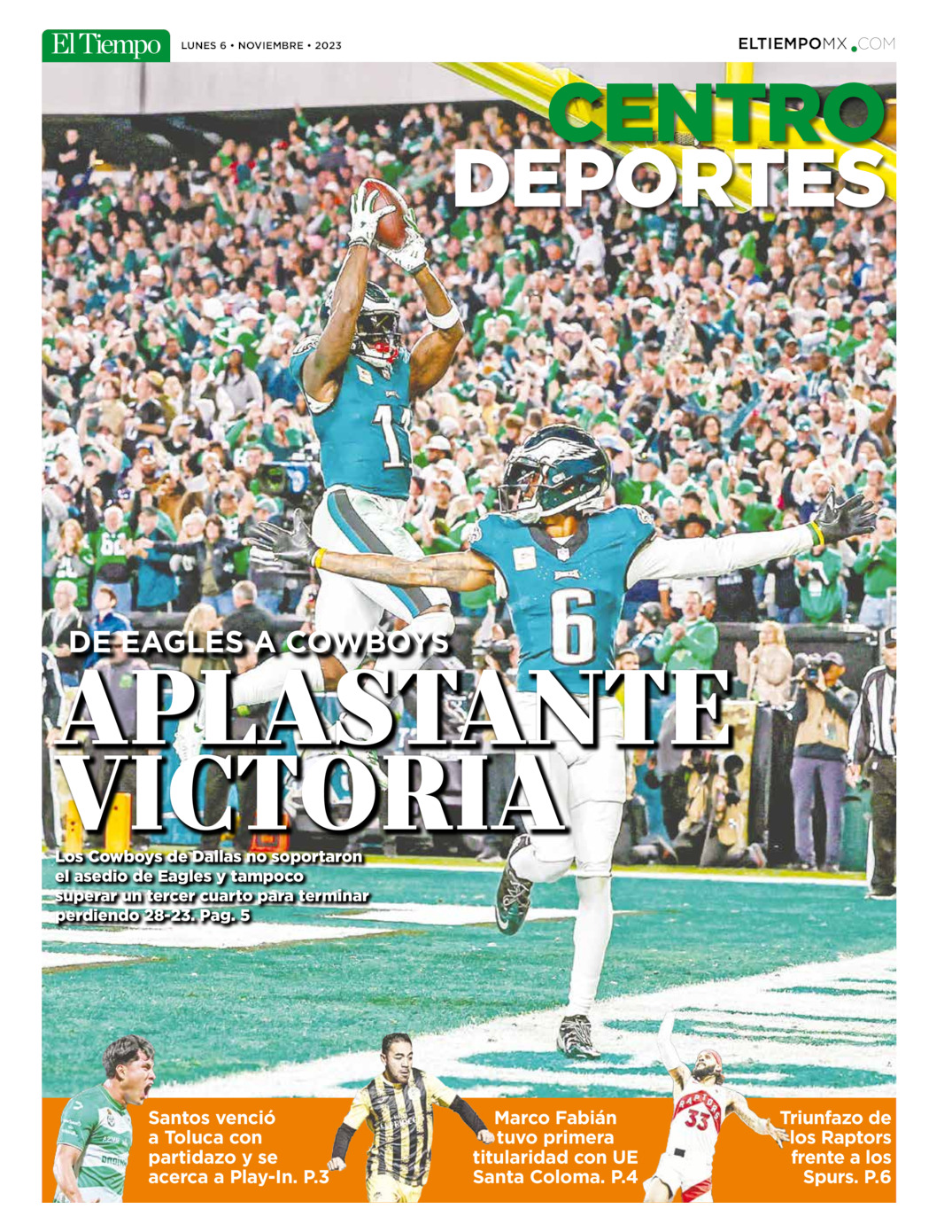 Centro Deportes del  6 de nov 2023