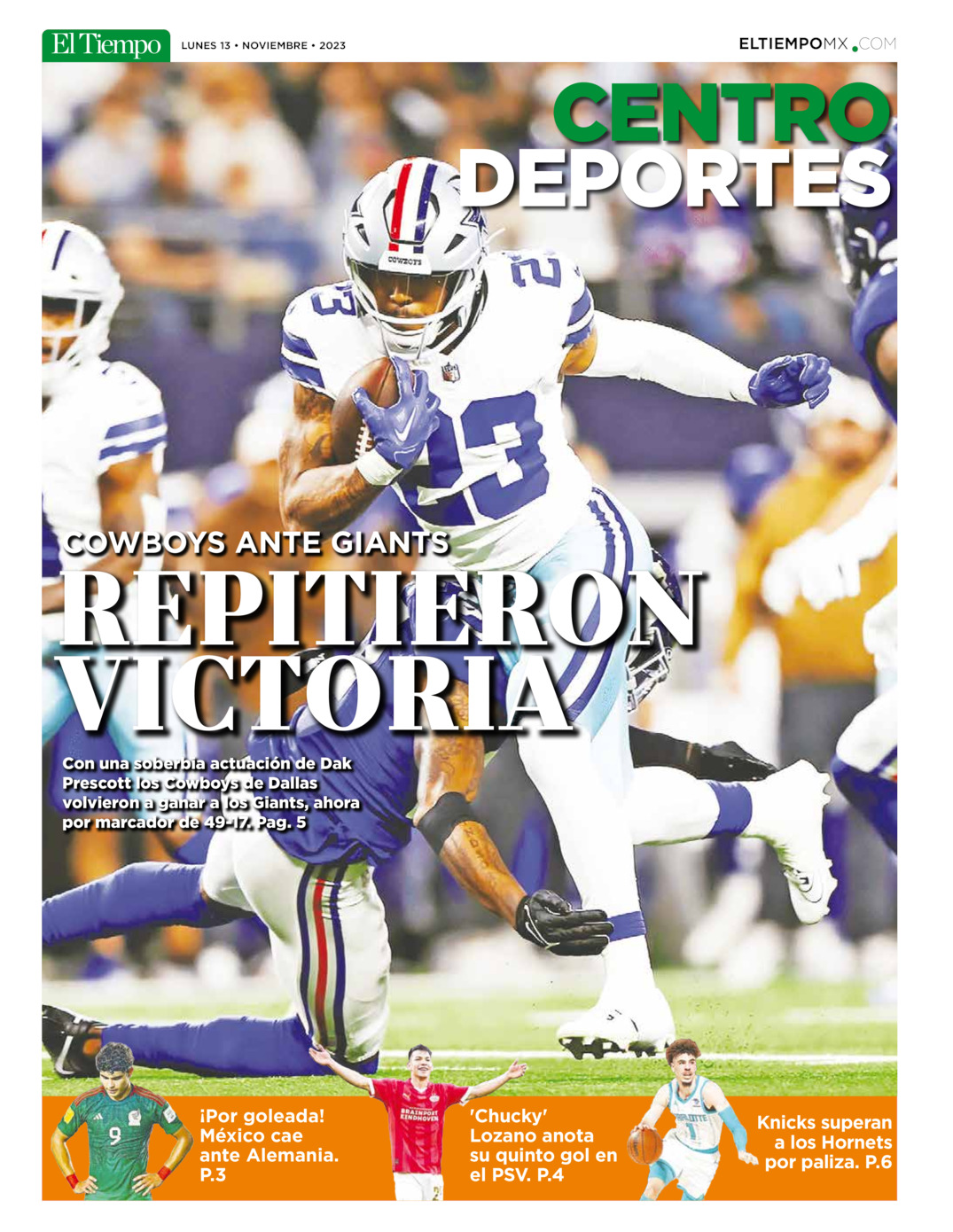 Centro Deportes del 13 de nov 2023