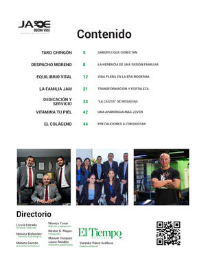 Página 4, REVISTA JADE BUENA VIDA PERIODICO EL TIEMPO DE MONCLOVA