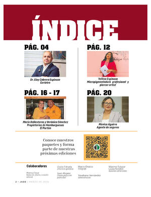 Página 2, REVISTA JADE BUENA VIDA EL TIEMPO MONCLOVA Página 2, REVISTA JADE BUENA VIDA EL TIEMPO MONCLOVA