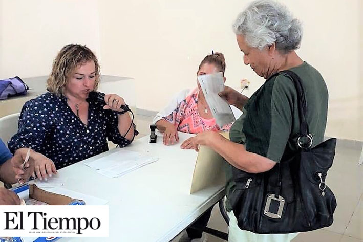 Entrega de apoyos 65 y Más