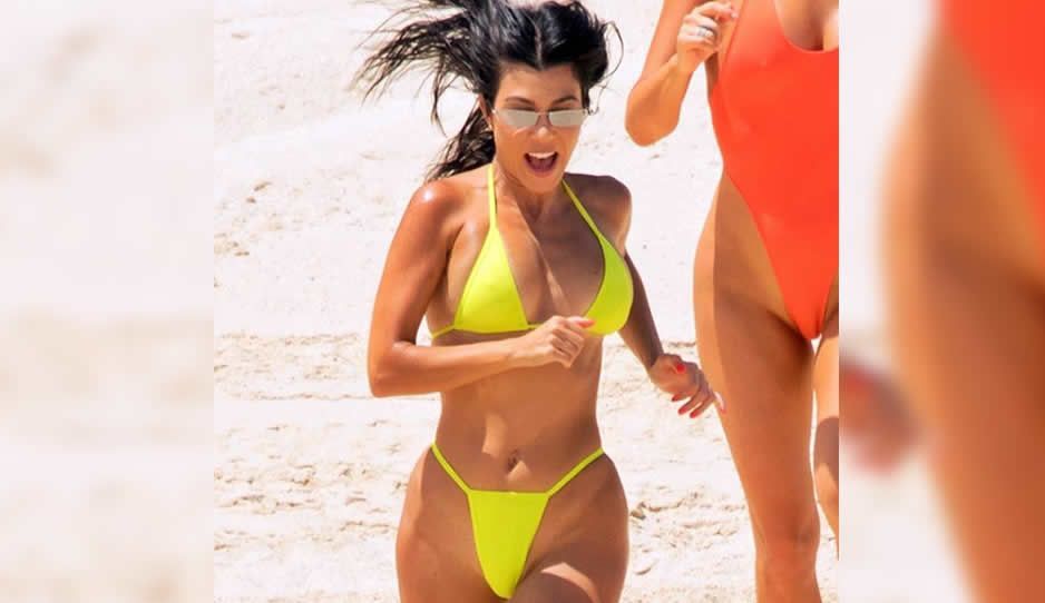 Kourtney Kardashian presume figura en redes