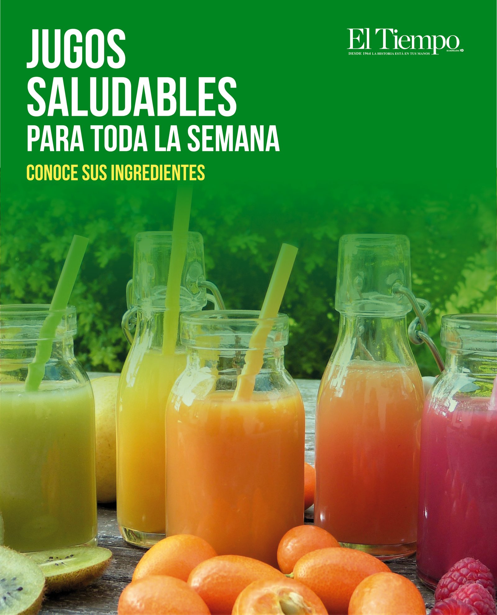 ¿Ganas de algo rico y nutritivo? Prueba estos jugos saludables para toda la semana: Una deliciosa opción para cuidar de tu cuerpo