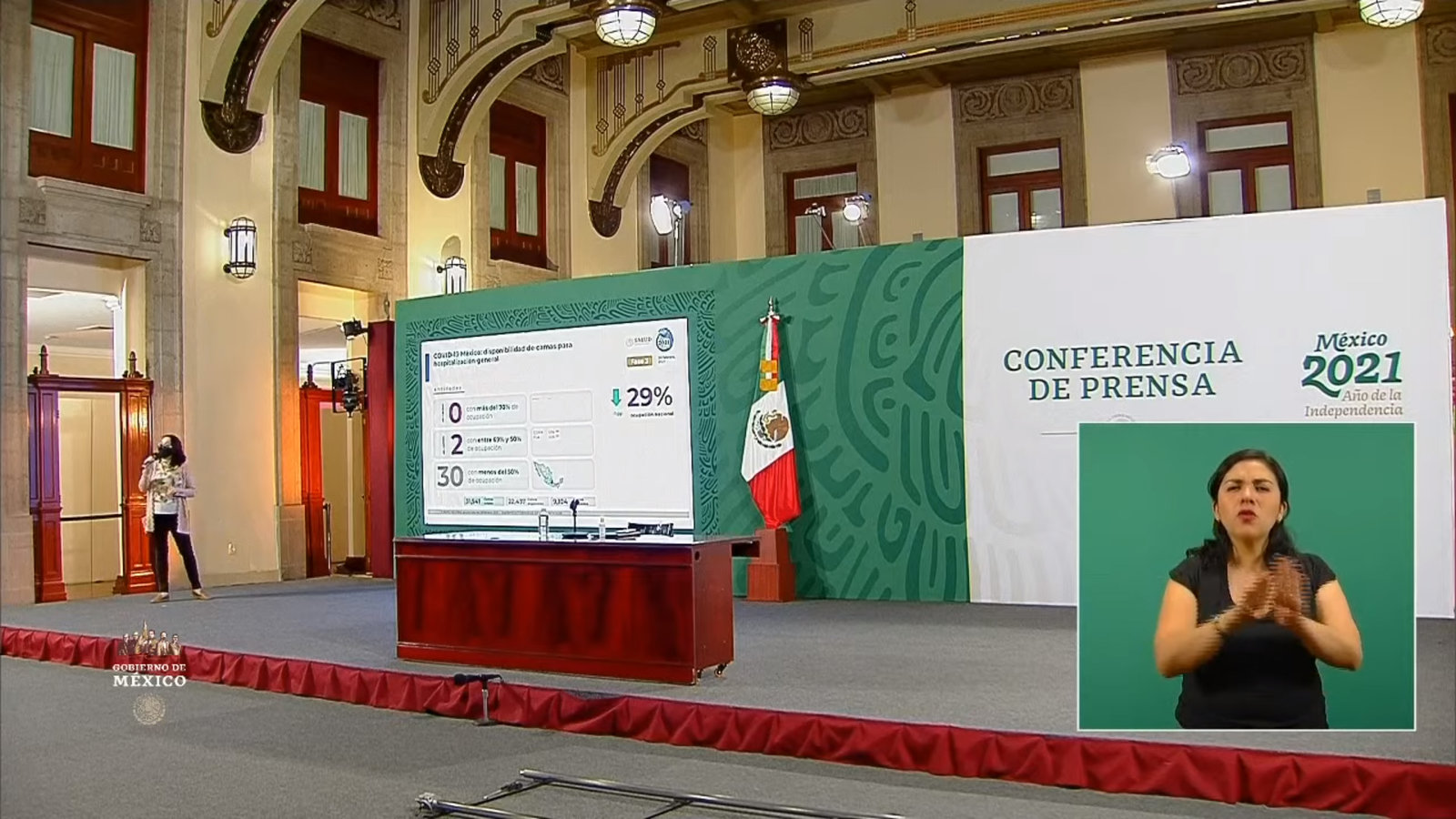 Reporta Ssa 185 mil 715 defunciones confirmadas por COVID-19 en México