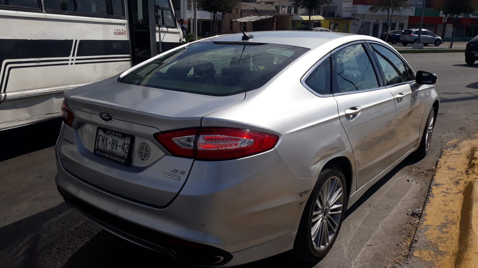 Choque automovilístico en Monclova 