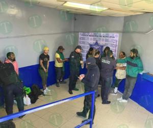 Operativo "barrido" en el Oriente de Monclova deja nueve infractores detenidos