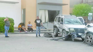 Accidente vial deja fuertes daños materiales y lesionados